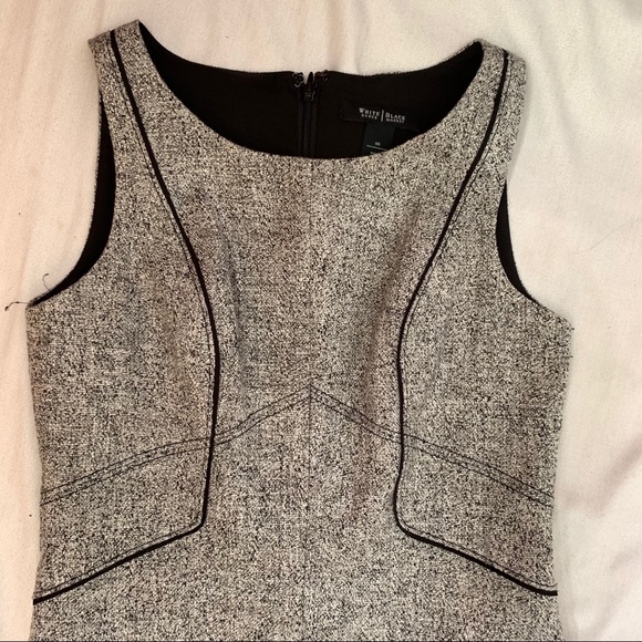 LIKENew White House Black Market Gray Casual Dress - Picture 7 of 14